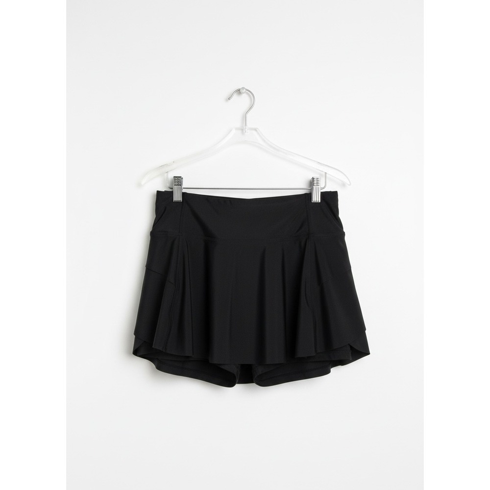 HALARA 2-in-1 Skirt Women XS Black Athletic Tennis Skort with Liner Shorts